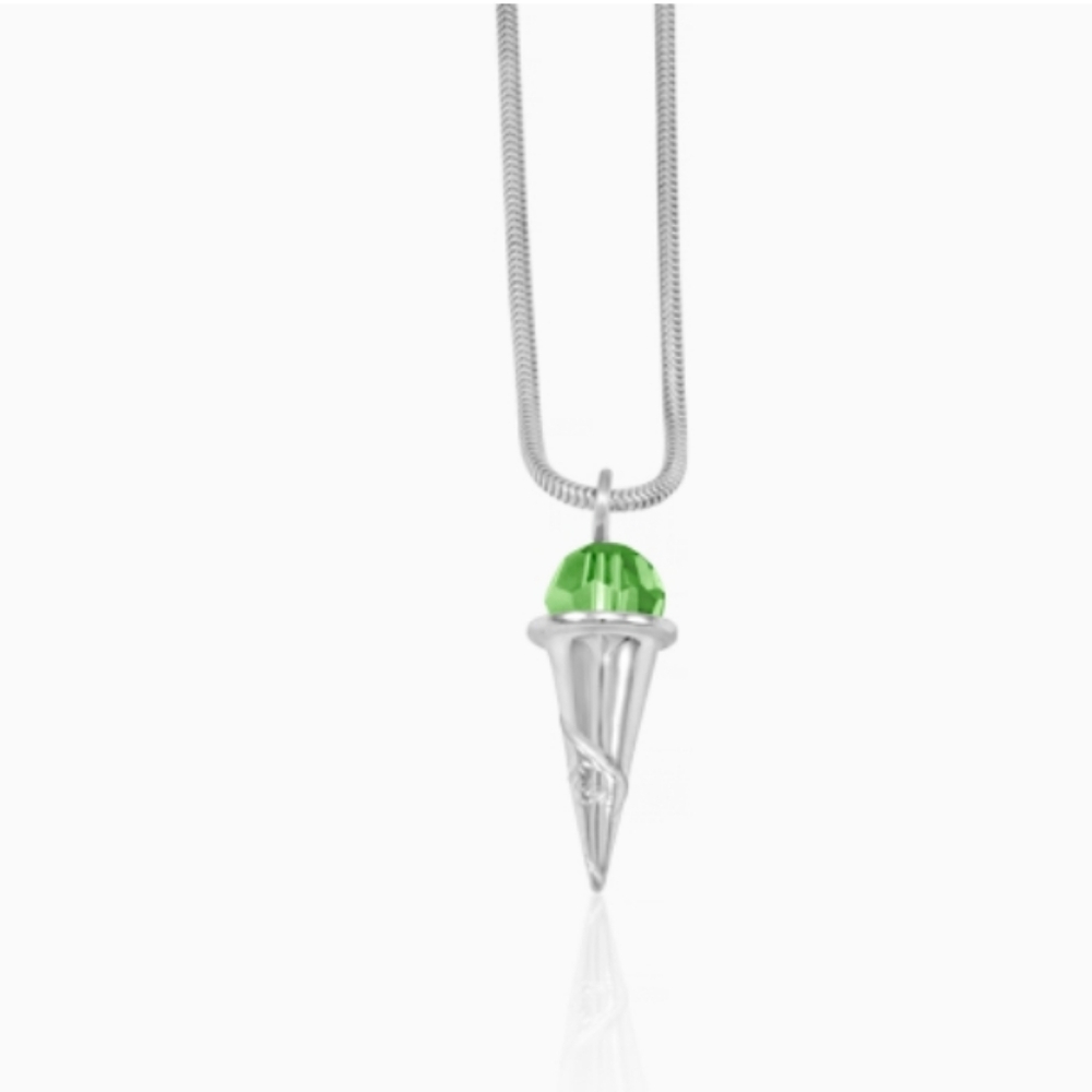Mignon Faget Spearmint Snoball Necklace
